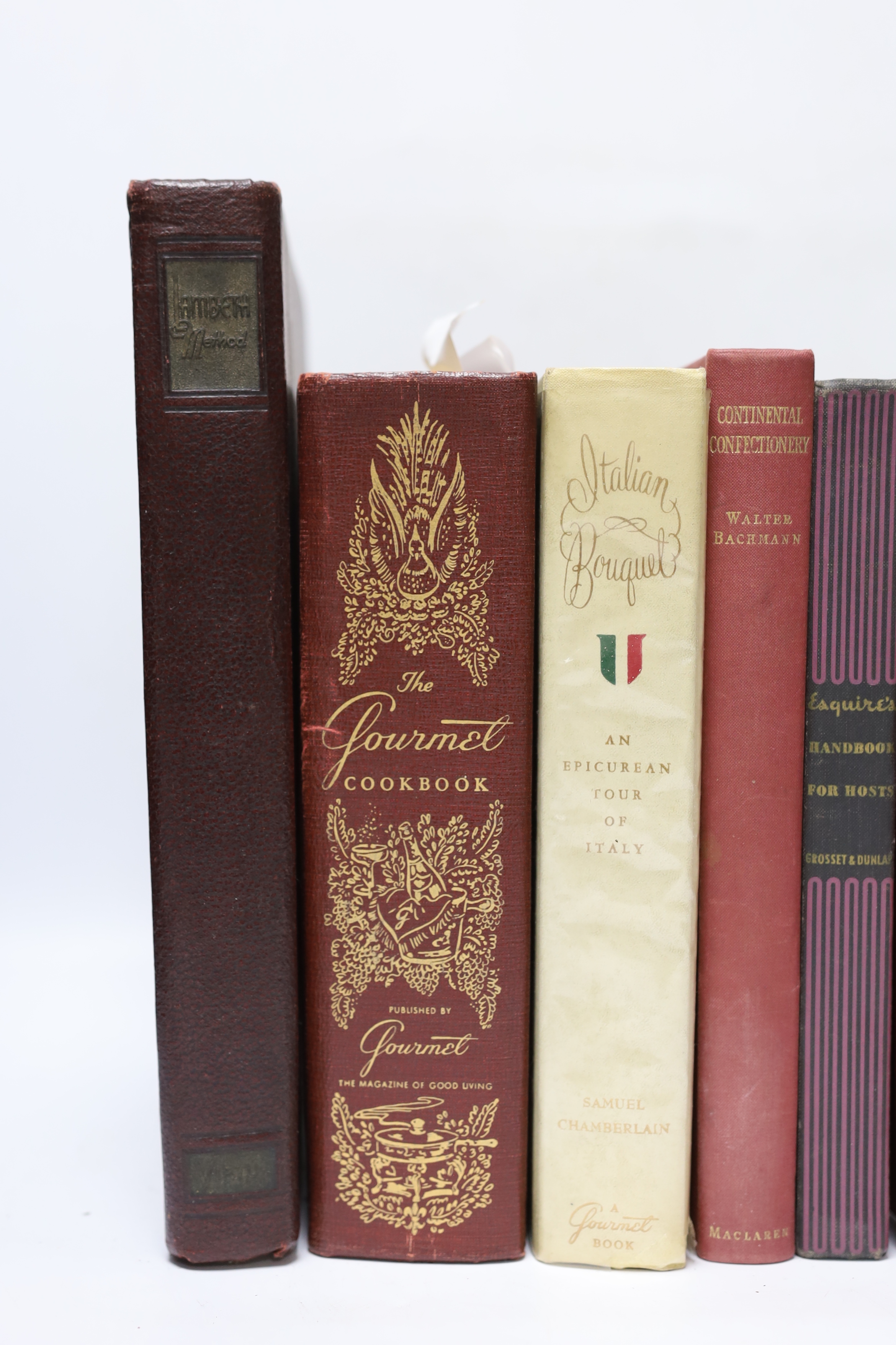 Lambeth Method of Cake Decoration and Practical Pastries, first edition 1936 and others (see receipt) (6)